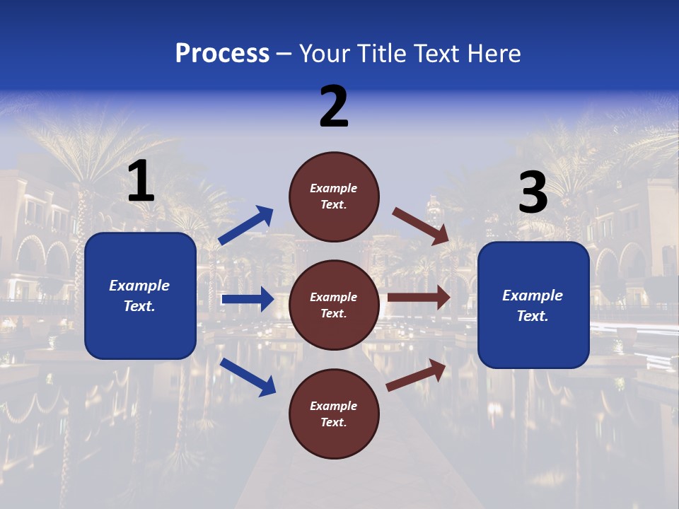 Twilight Arabian Orange PowerPoint Template