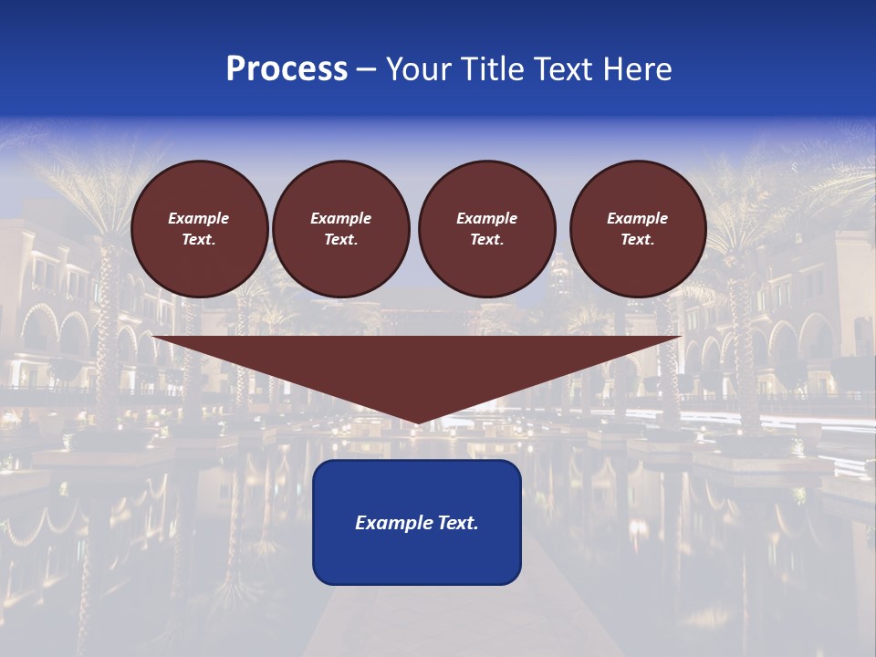 Twilight Arabian Orange PowerPoint Template