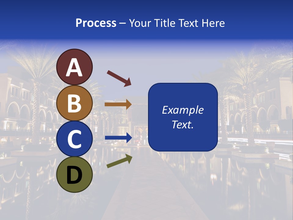 Twilight Arabian Orange PowerPoint Template