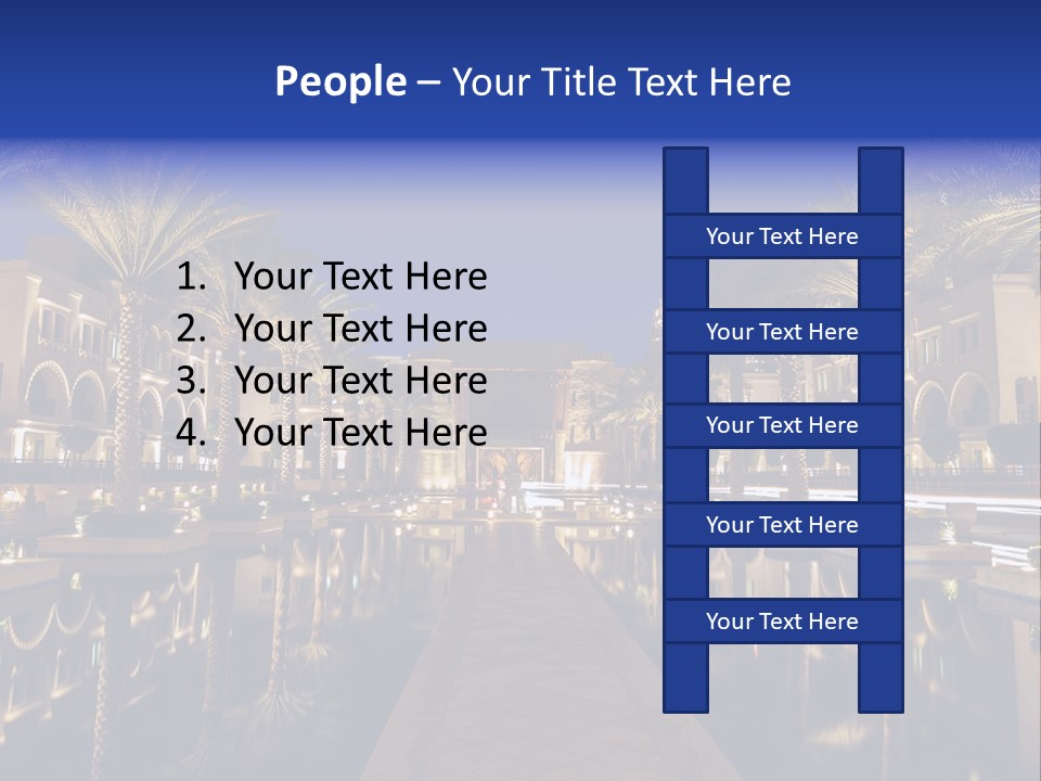 Twilight Arabian Orange PowerPoint Template