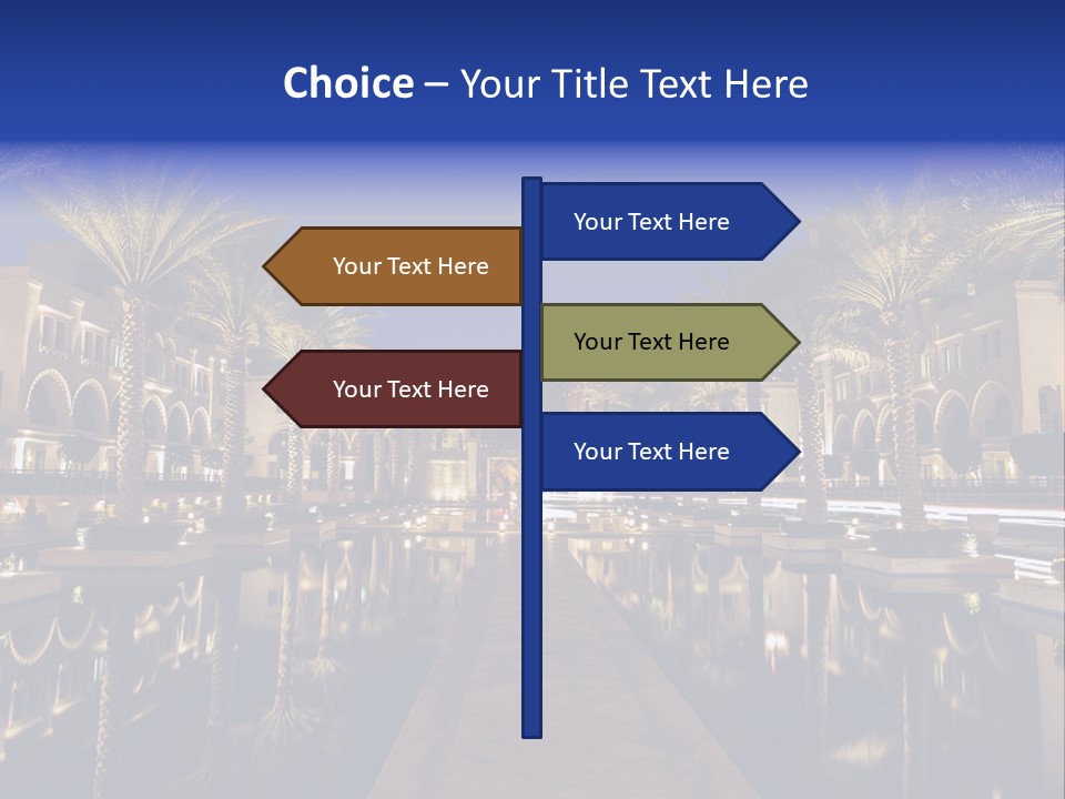 Twilight Arabian Orange PowerPoint Template