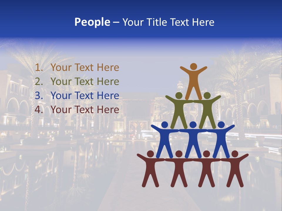 Twilight Arabian Orange PowerPoint Template