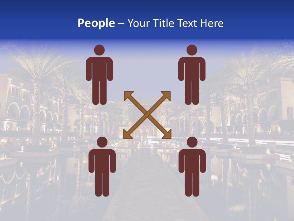 Twilight Arabian Orange PowerPoint Template