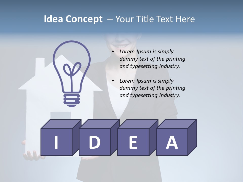 Furniture Bright Architecture PowerPoint Template