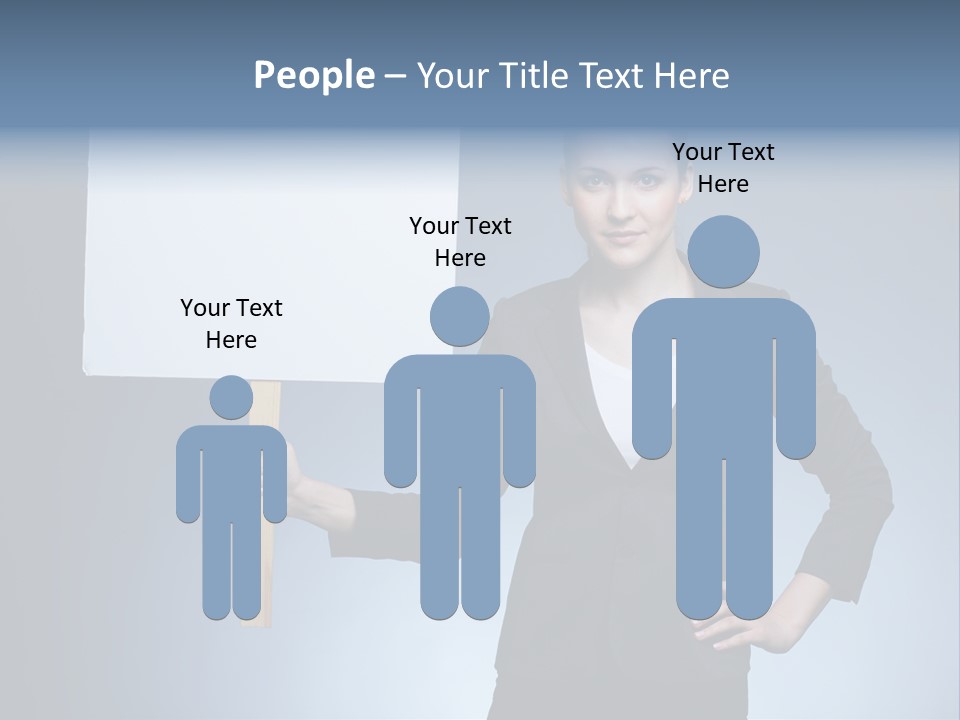 Showing Advertising Executive PowerPoint Template