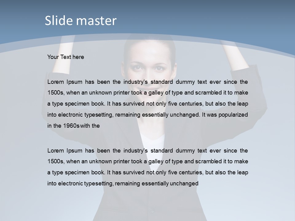 Employer Cheerful Idea PowerPoint Template