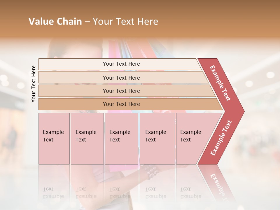 Woman Young Caucasian PowerPoint Template