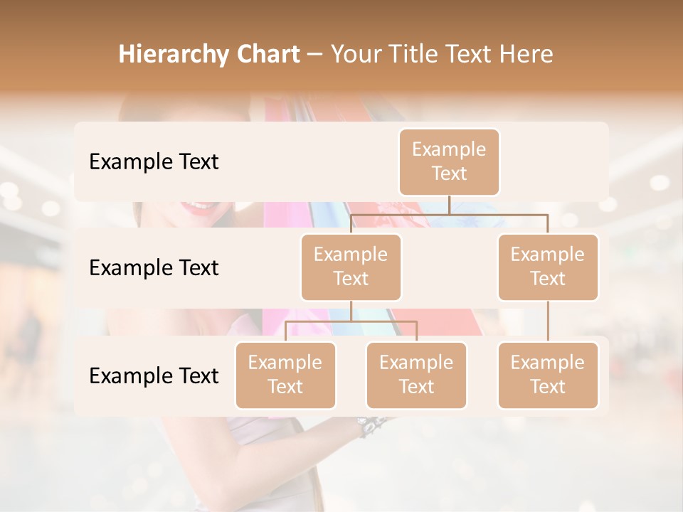 Woman Young Caucasian PowerPoint Template