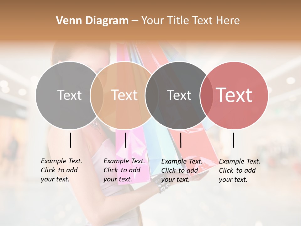 Woman Young Caucasian PowerPoint Template