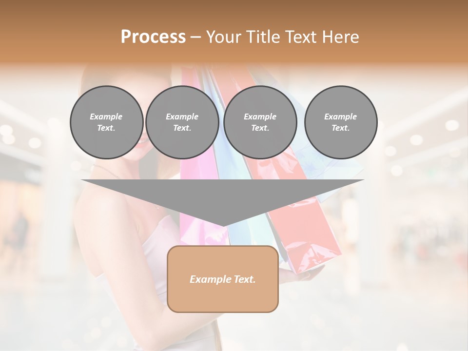 Woman Young Caucasian PowerPoint Template