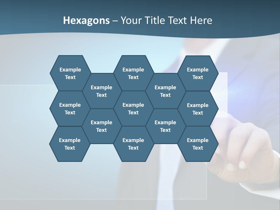 Solution Hand Information PowerPoint Template