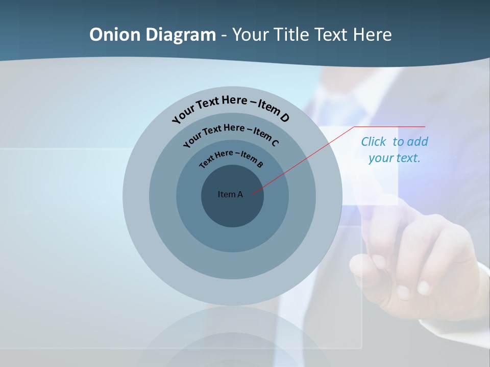 Solution Hand Information PowerPoint Template