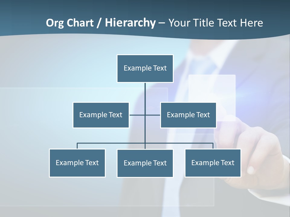 Solution Hand Information PowerPoint Template