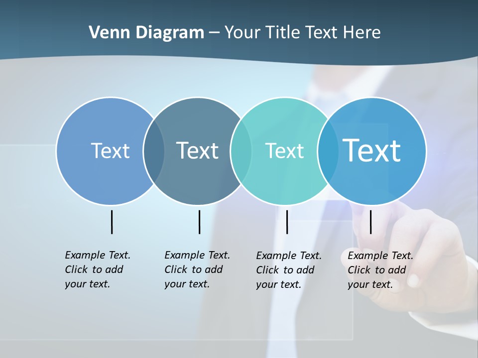 Solution Hand Information PowerPoint Template