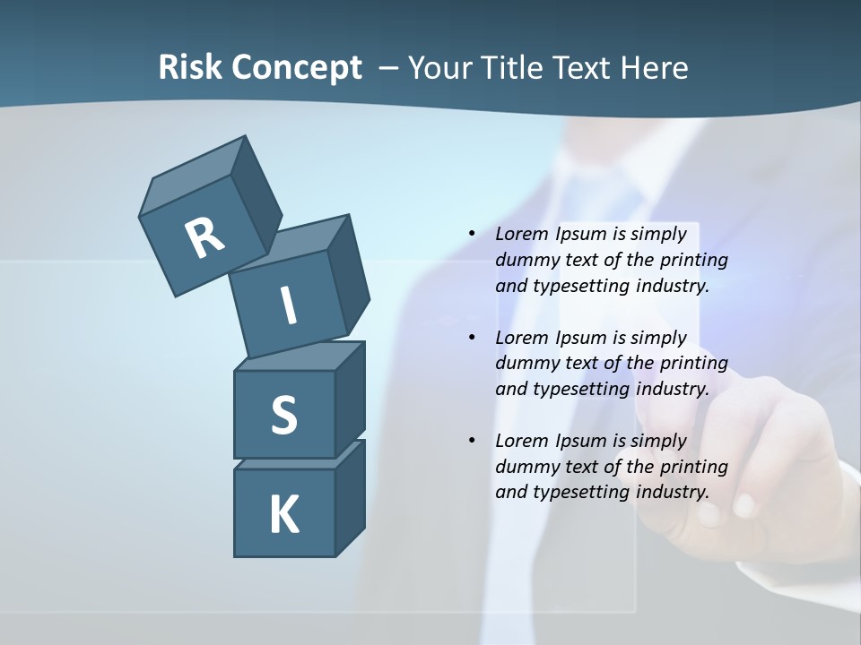 Solution Hand Information PowerPoint Template