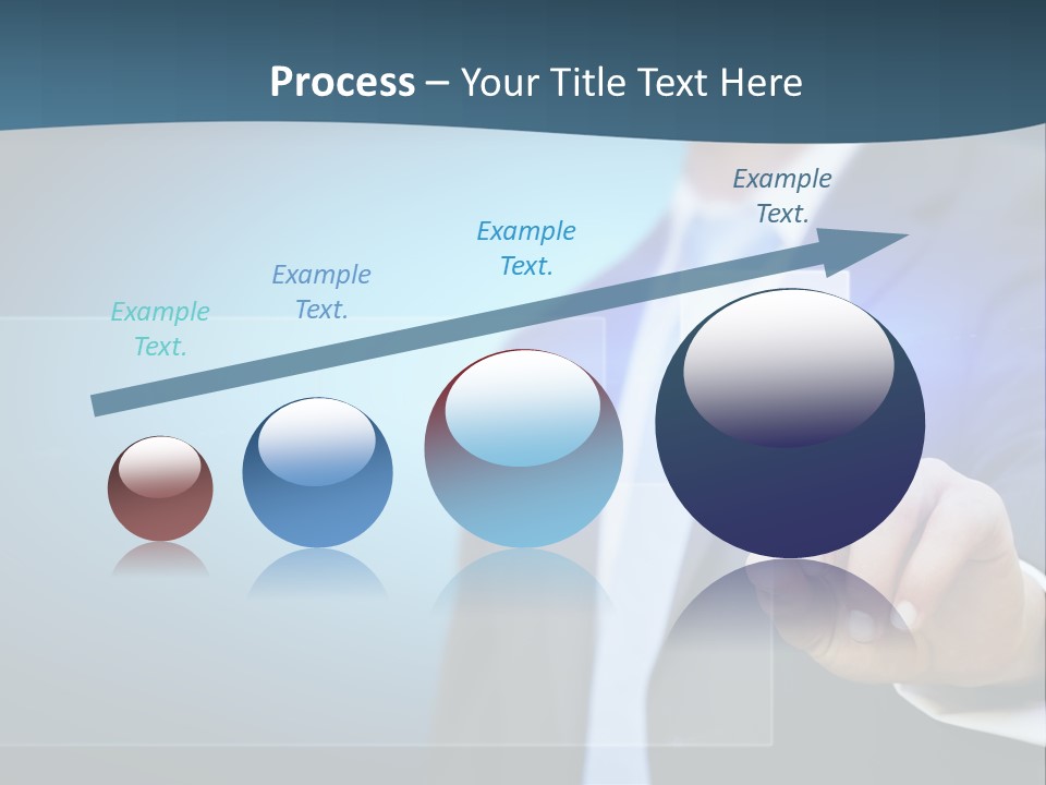 Solution Hand Information PowerPoint Template