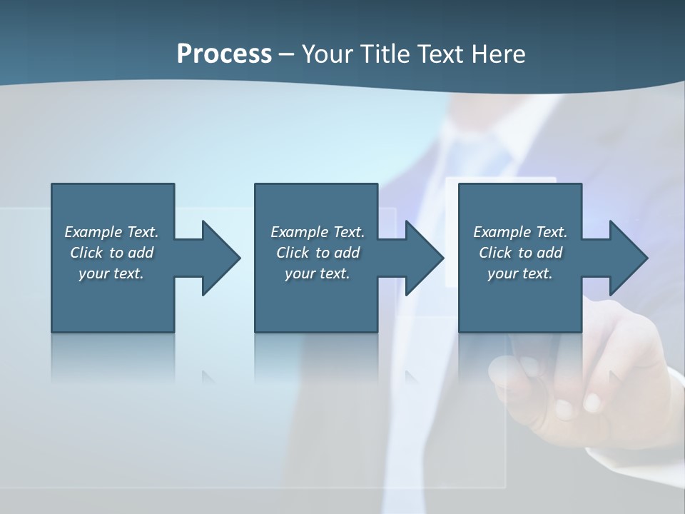 Solution Hand Information PowerPoint Template