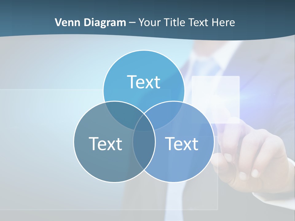 Solution Hand Information PowerPoint Template