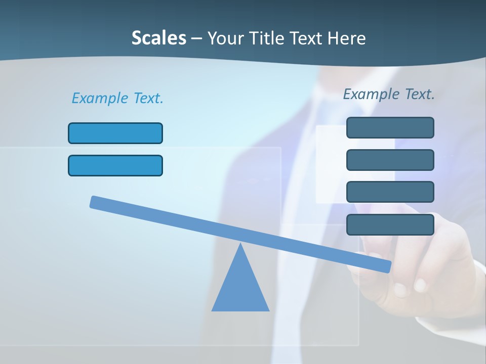 Solution Hand Information PowerPoint Template