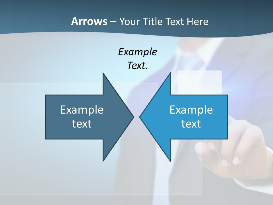 Solution Hand Information PowerPoint Template
