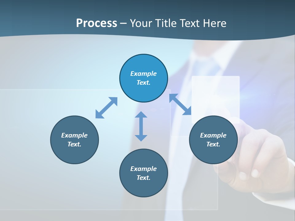 Solution Hand Information PowerPoint Template