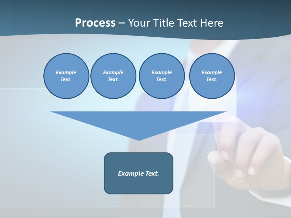 Solution Hand Information PowerPoint Template