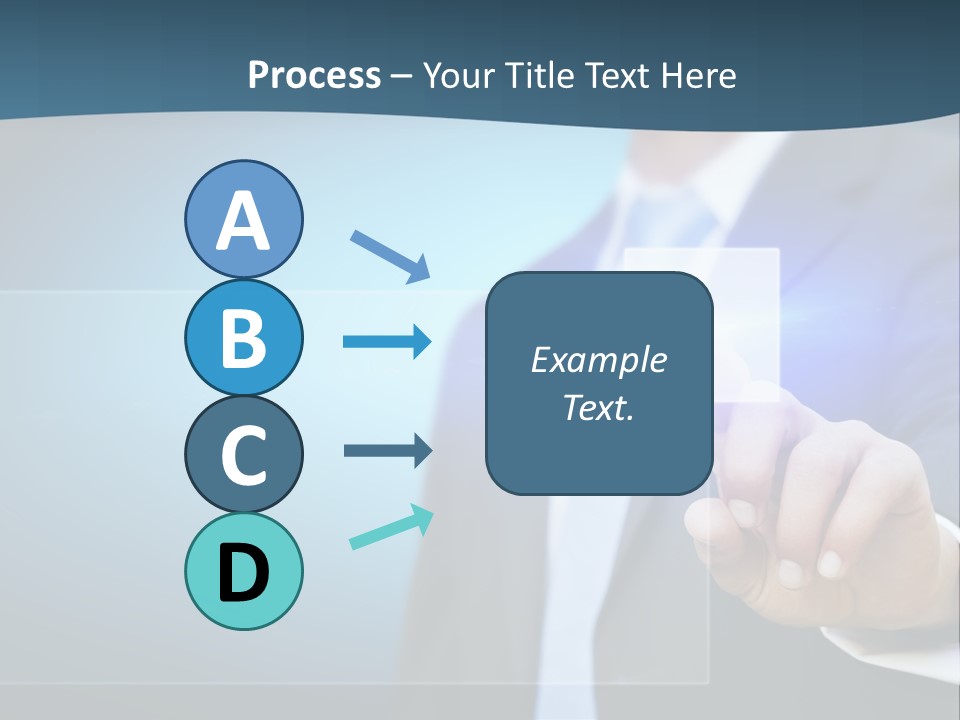 Solution Hand Information PowerPoint Template