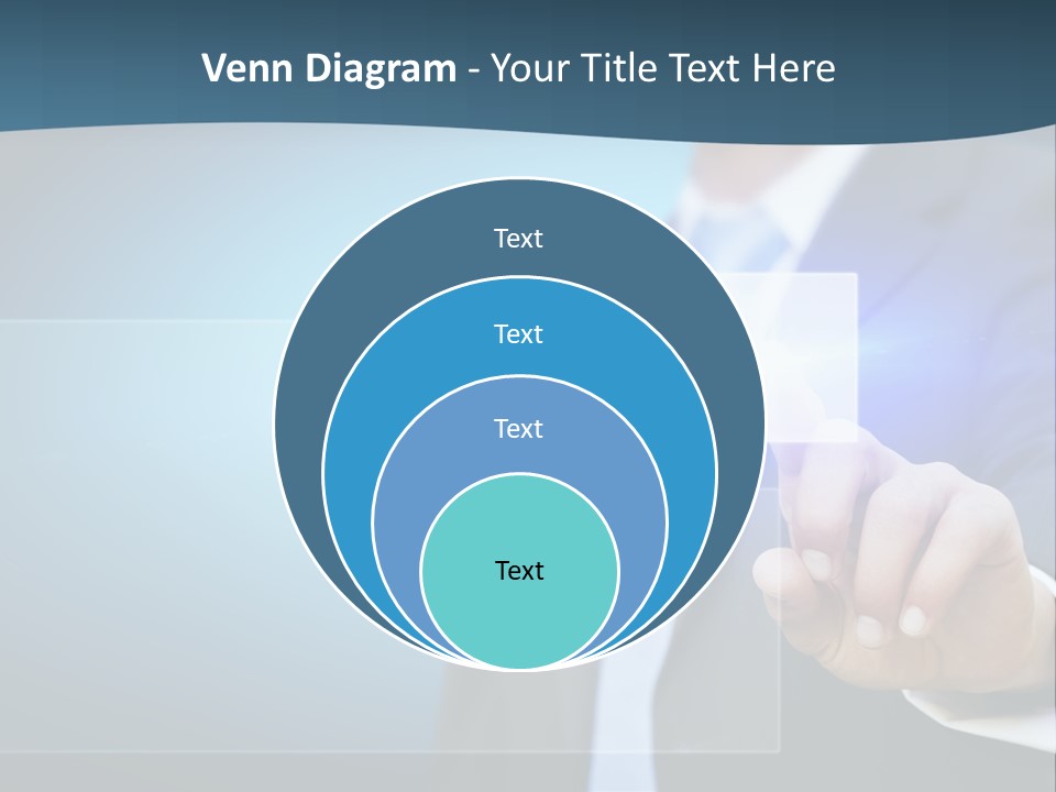 Solution Hand Information PowerPoint Template