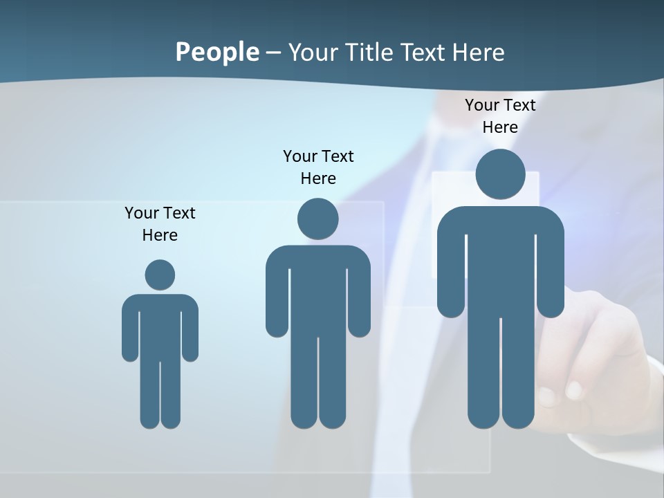 Solution Hand Information PowerPoint Template