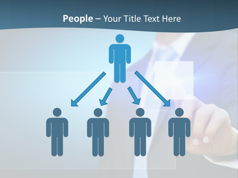 Solution Hand Information PowerPoint Template