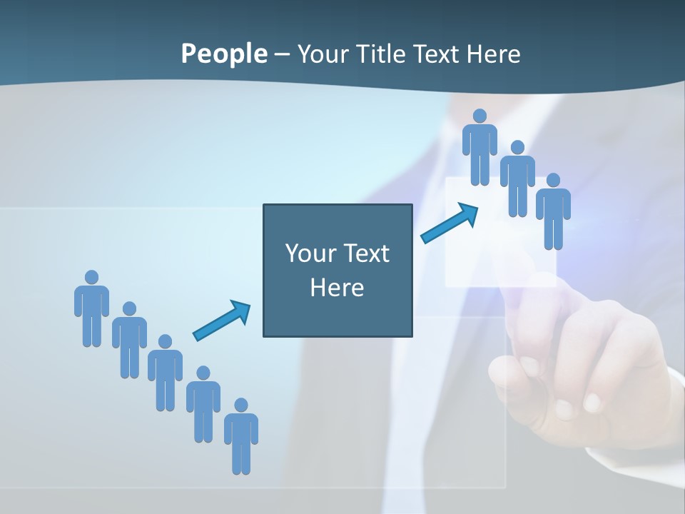 Solution Hand Information PowerPoint Template