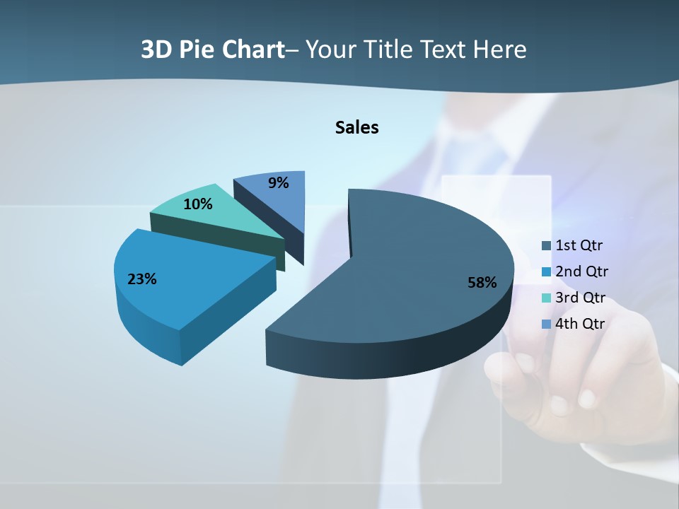 Solution Hand Information PowerPoint Template