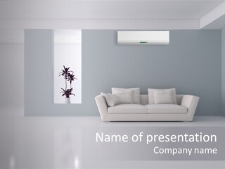 Architecture Air Conditioner Decoration PowerPoint Template