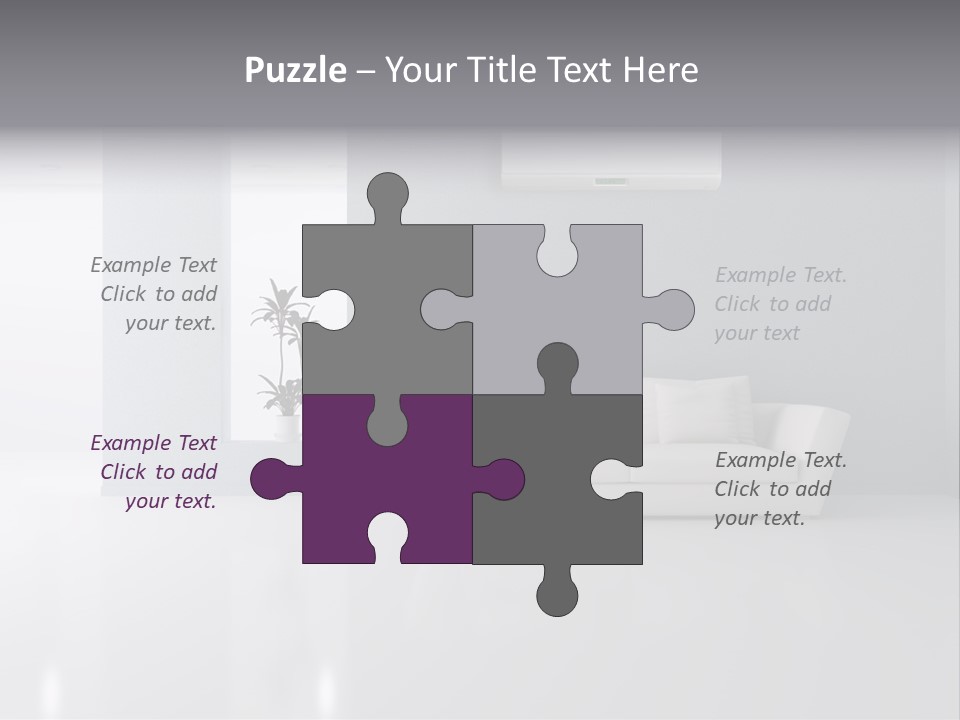 Architecture Air Conditioner Decoration PowerPoint Template