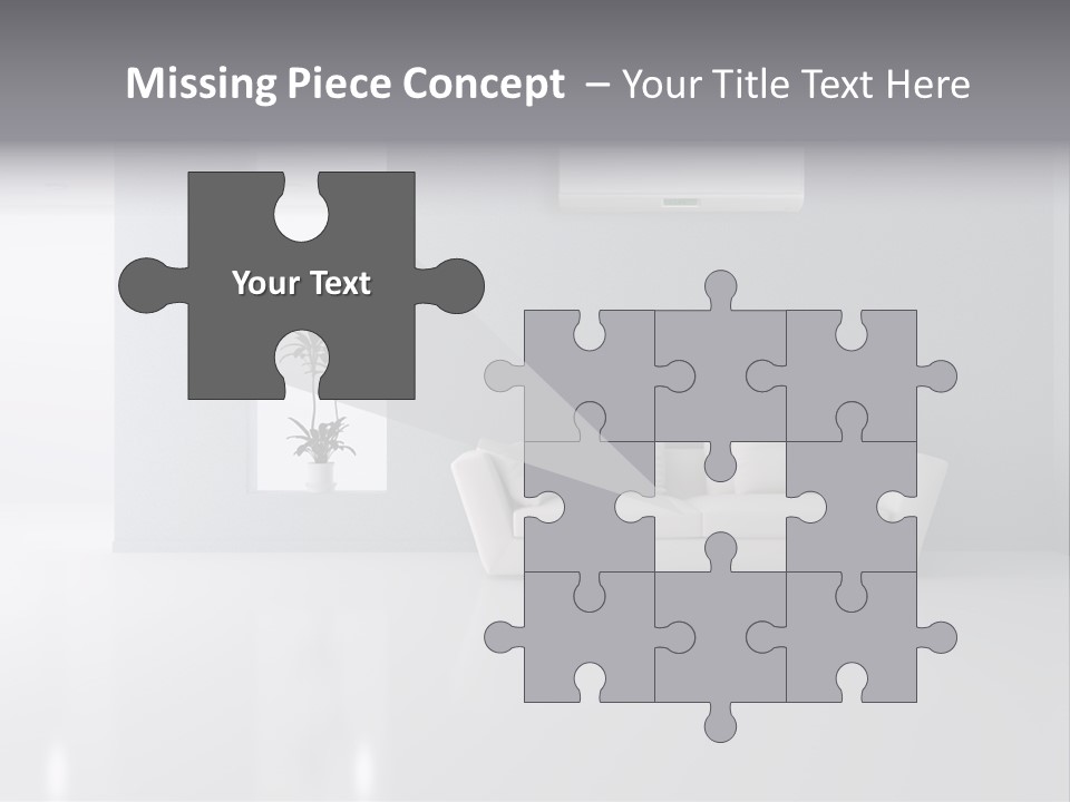 Architecture Air Conditioner Decoration PowerPoint Template