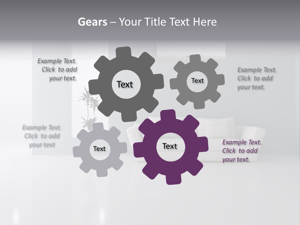 Architecture Air Conditioner Decoration PowerPoint Template
