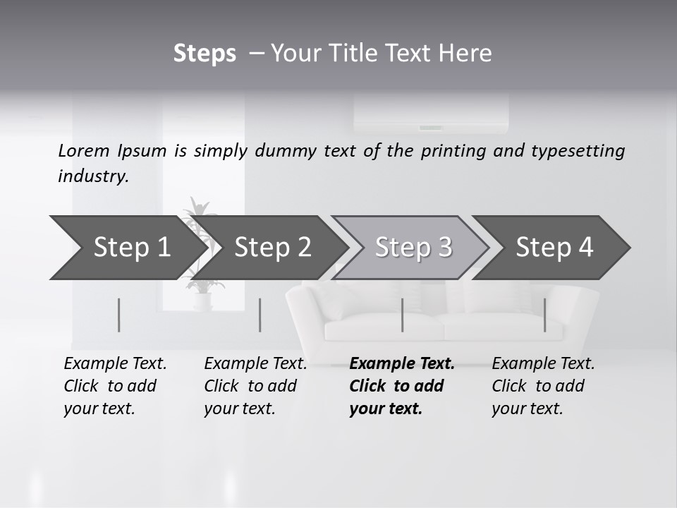 Architecture Air Conditioner Decoration PowerPoint Template