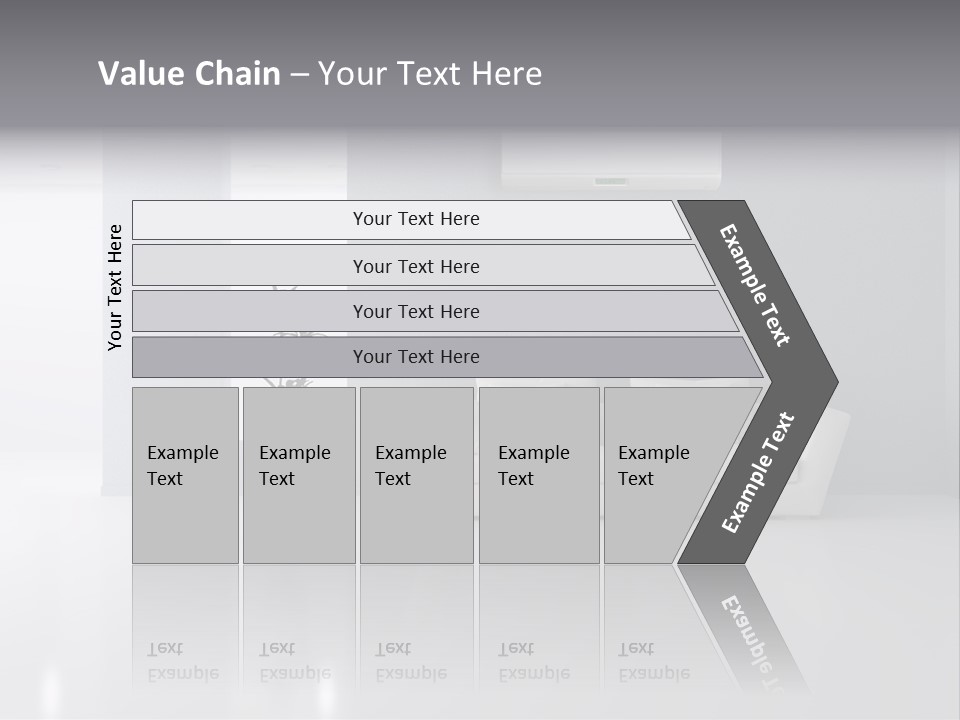 Architecture Air Conditioner Decoration PowerPoint Template