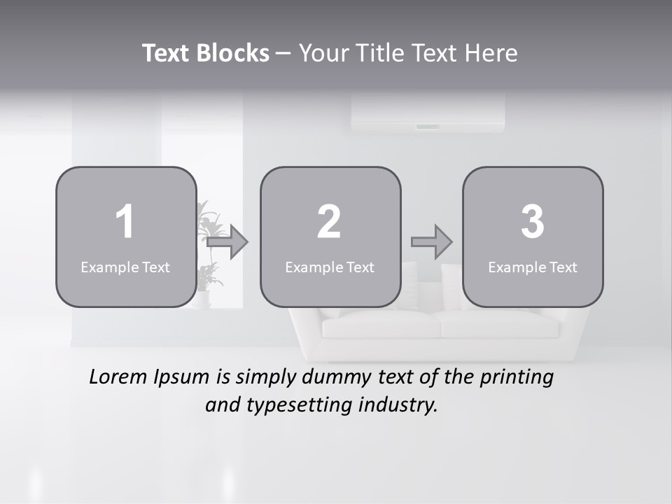Architecture Air Conditioner Decoration PowerPoint Template