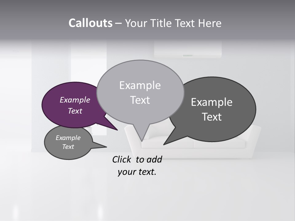 Architecture Air Conditioner Decoration PowerPoint Template