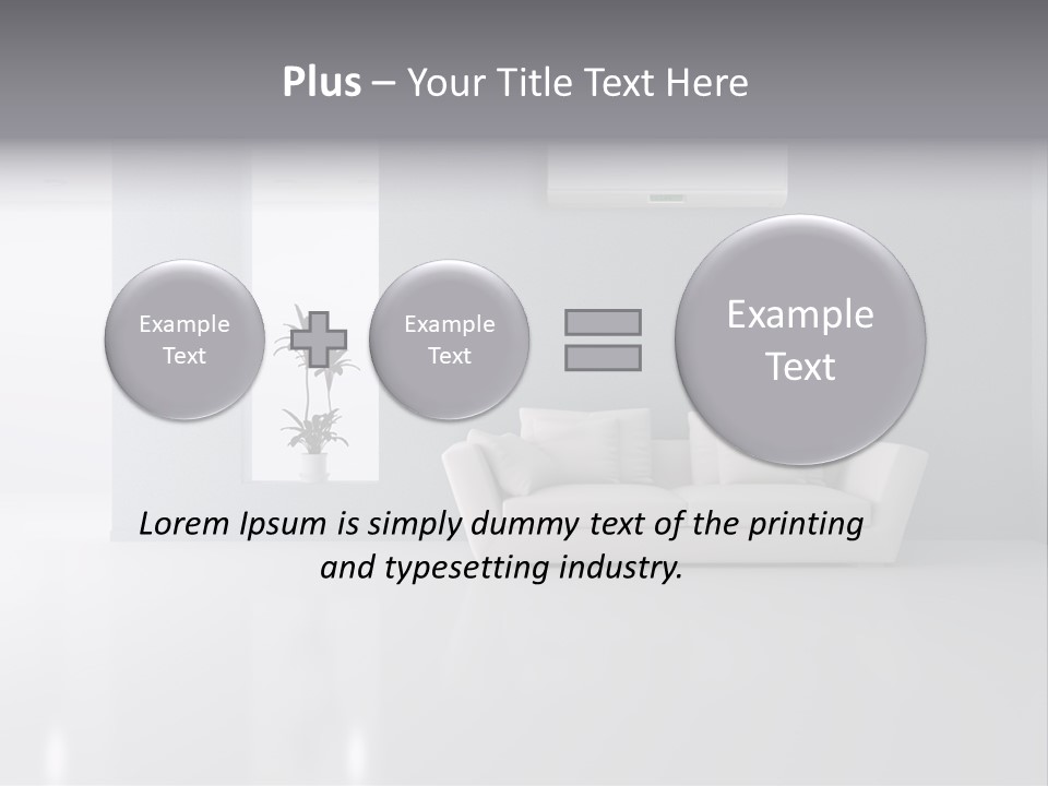 Architecture Air Conditioner Decoration PowerPoint Template