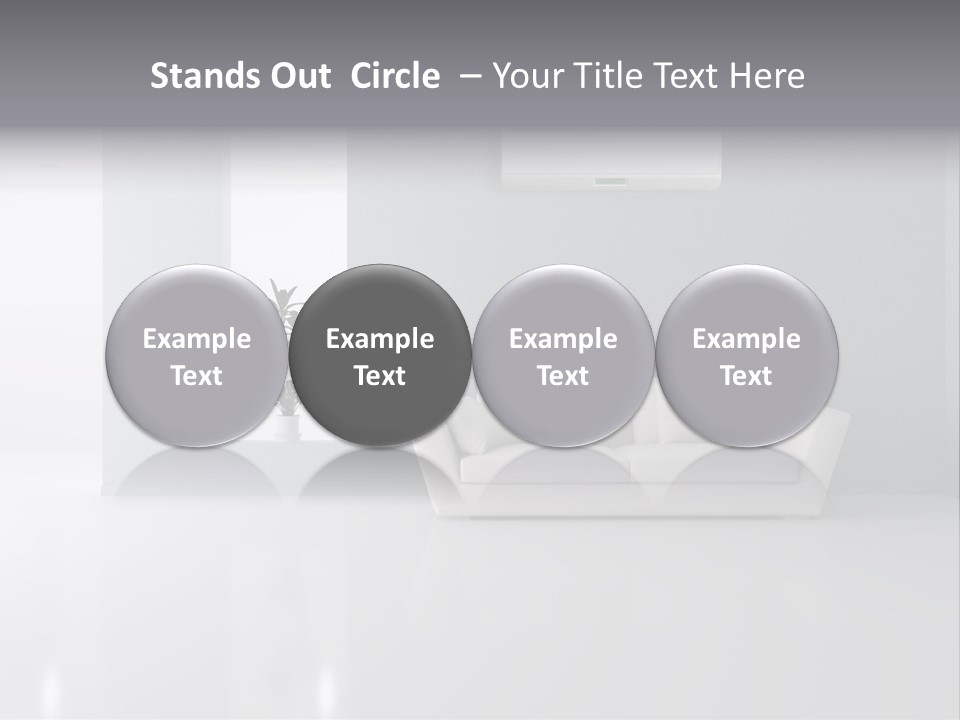 Architecture Air Conditioner Decoration PowerPoint Template