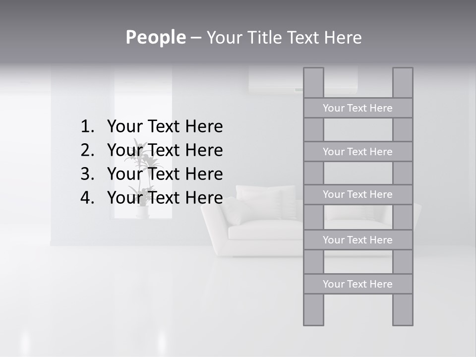 Architecture Air Conditioner Decoration PowerPoint Template