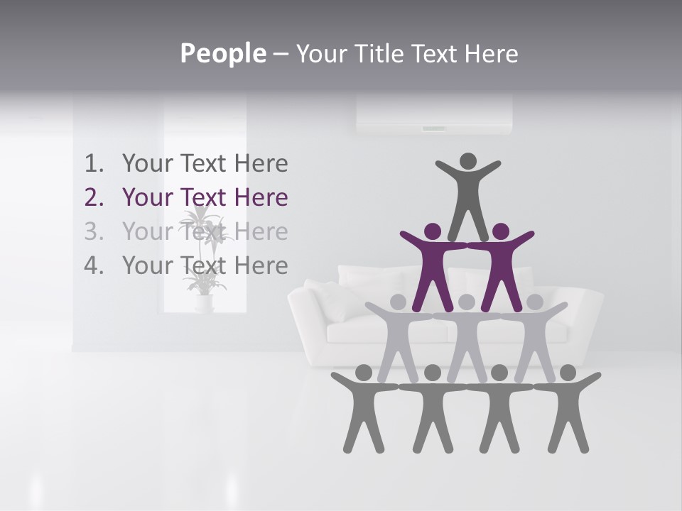 Architecture Air Conditioner Decoration PowerPoint Template