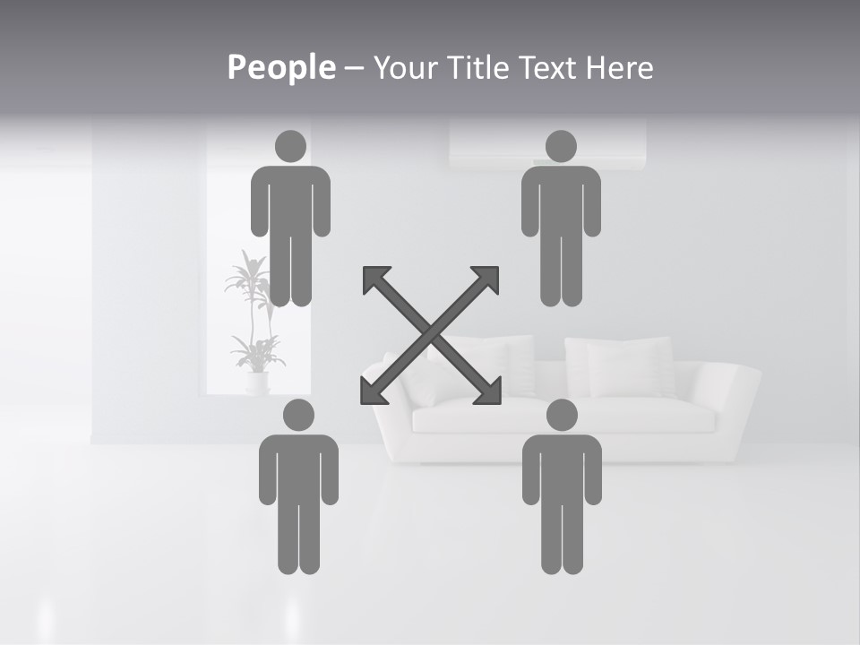 Architecture Air Conditioner Decoration PowerPoint Template