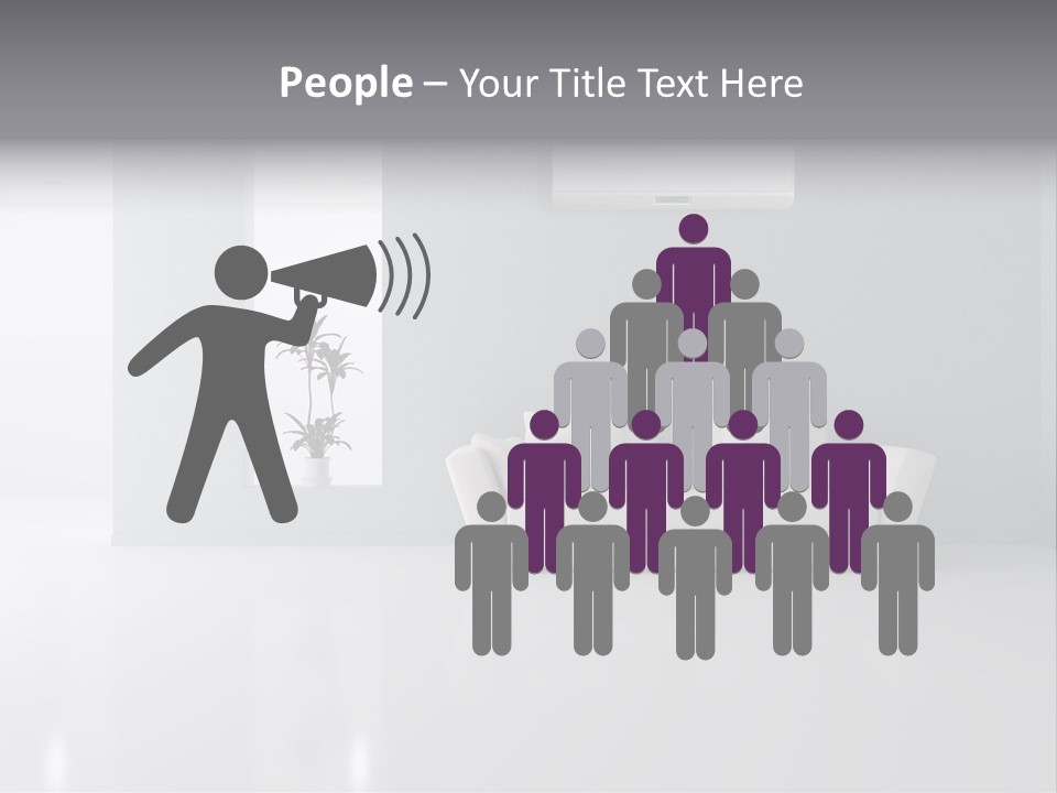 Architecture Air Conditioner Decoration PowerPoint Template