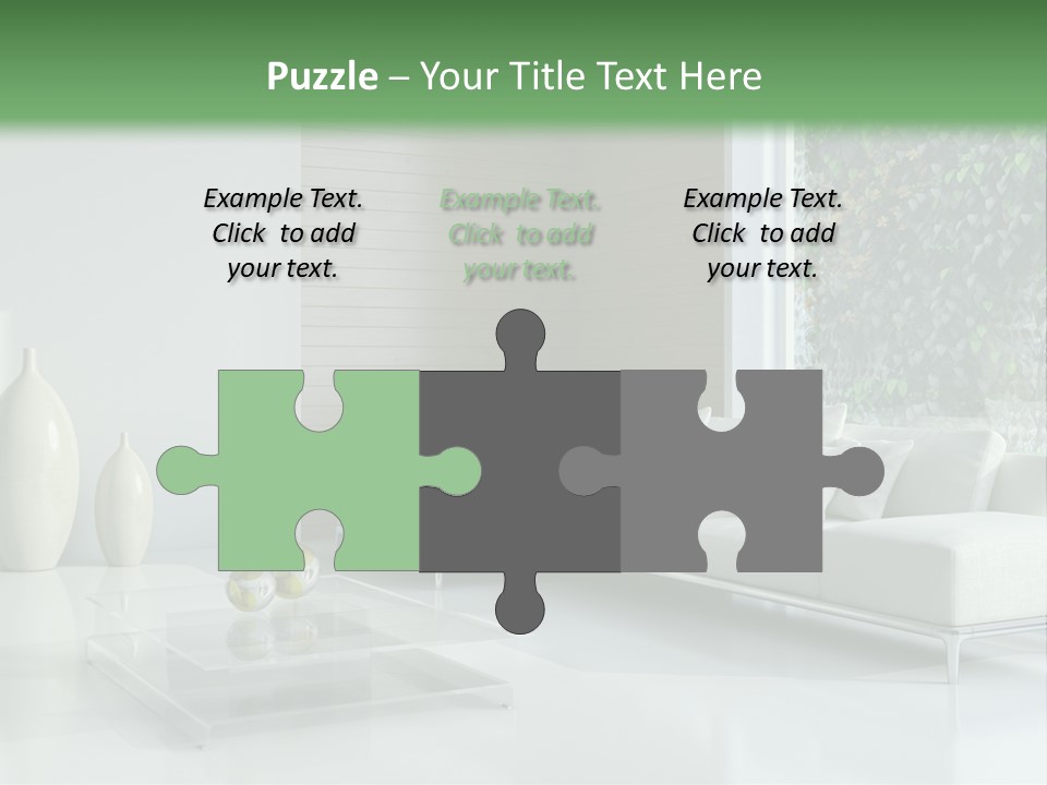 Furniture Bright Architecture PowerPoint Template