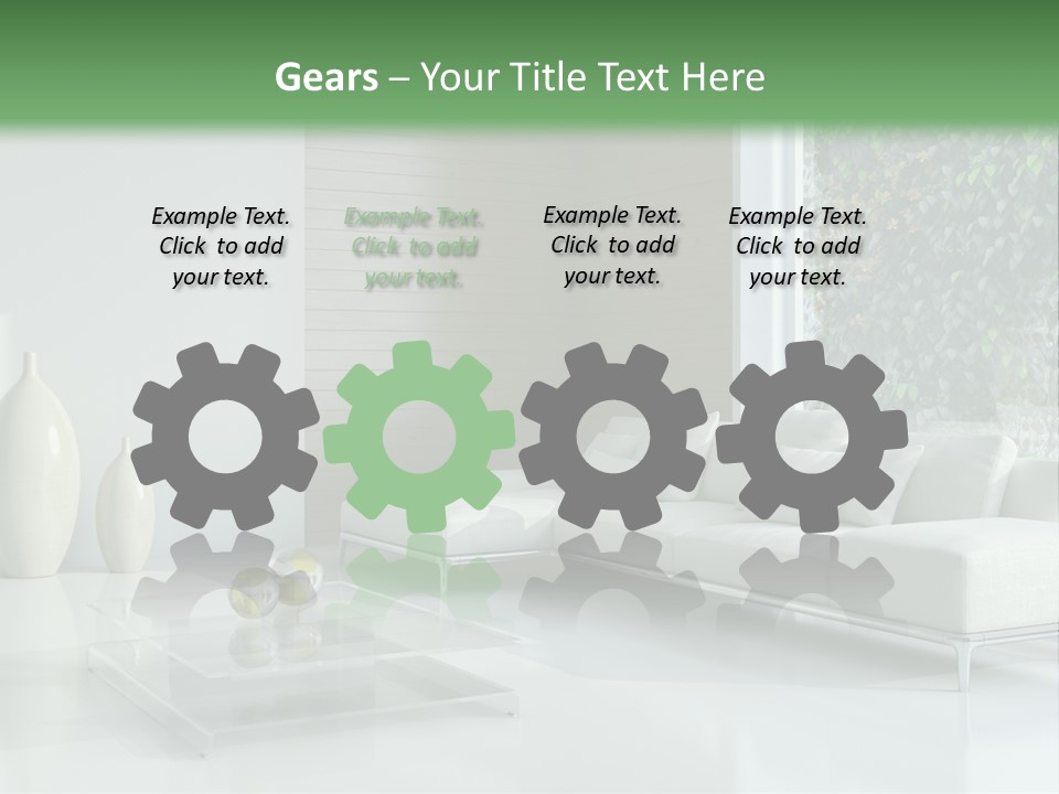 Furniture Bright Architecture PowerPoint Template