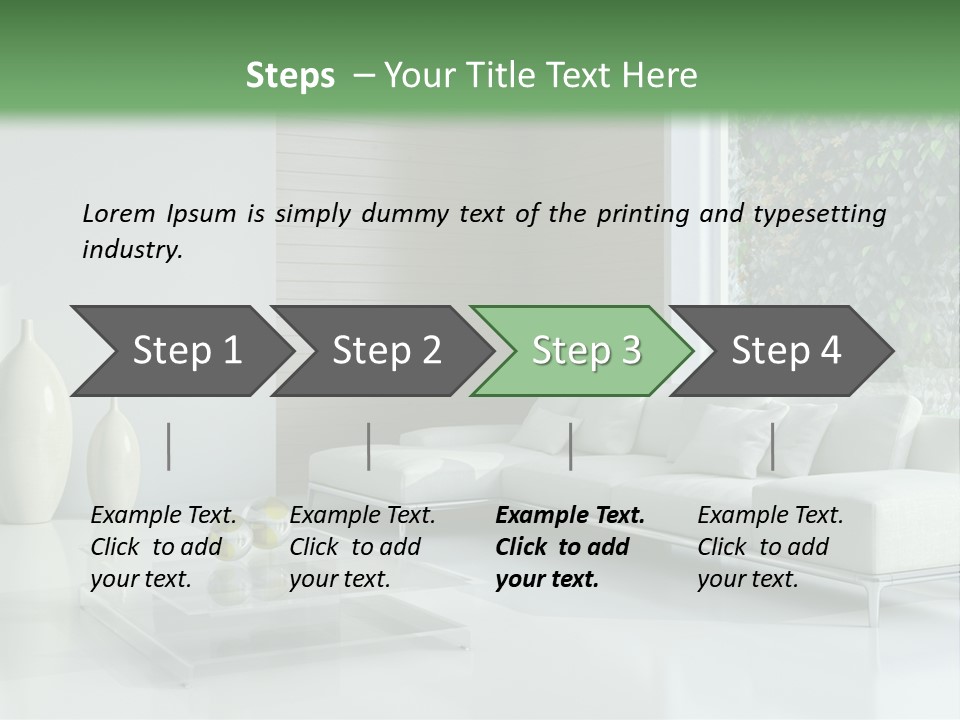 Furniture Bright Architecture PowerPoint Template