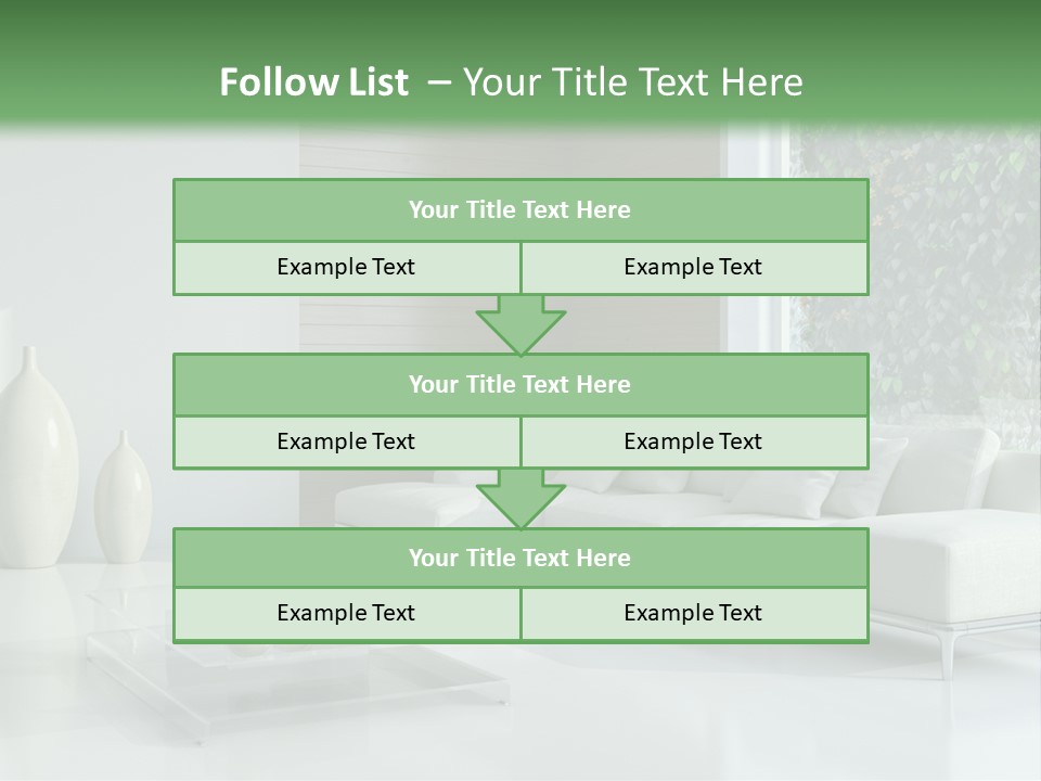 Furniture Bright Architecture PowerPoint Template